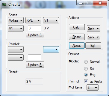 ePak, Circuits prgm